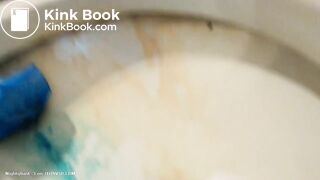 Tattooed chick's runny poop