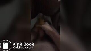 Ebony BBW Shit on cock