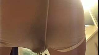 Remastered Skirtzy in white sheer panties