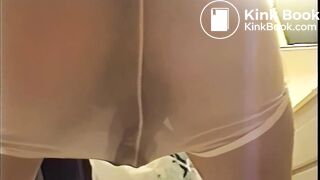 Remastered Skirtzy in white sheer panties