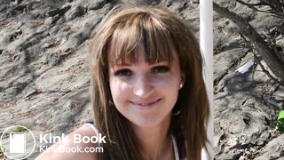 Shitty panties near water