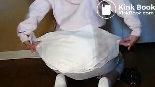 Shitting in diaperse