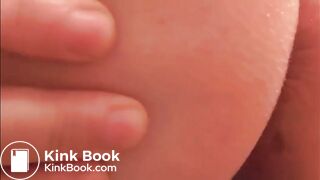 Girl shitting on a mans dick