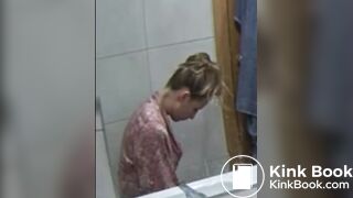 Girl diarrhea toilet - video 6
