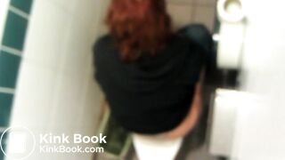 Red hair pooping