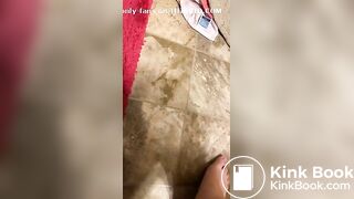 Soft serve shit on toilet