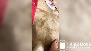 Soft serve shit on toilet