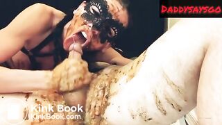 DSG scat fuck and blow