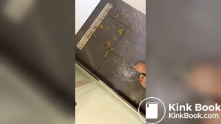 Huge Ebony Scat Soles Smear