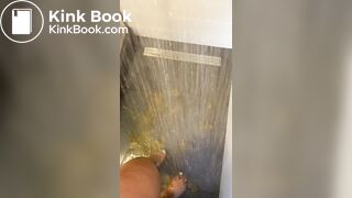 Huge Ebony Scat Soles Smear