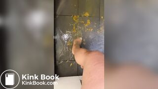 Huge Ebony Scat Soles Smear