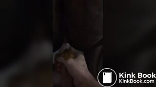 Ebony bbw gassy poop