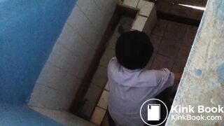 Thai Pooping At School Toilet