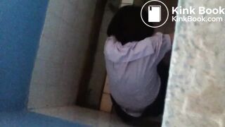 Thai Pooping At School Toilet
