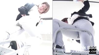 Great low angle panty pooping