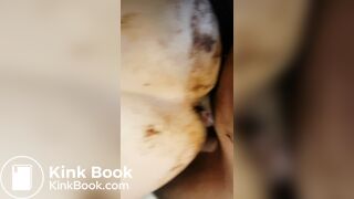 Shitty fuck in vagina and in ass