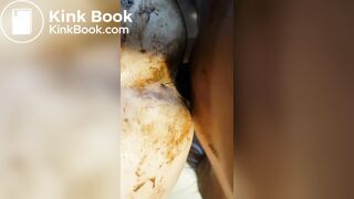 Shitty fuck in vagina and in ass