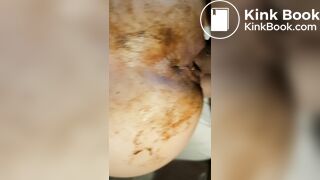 Shitty fuck in vagina and in ass