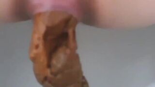 Poop on toilet - video 3