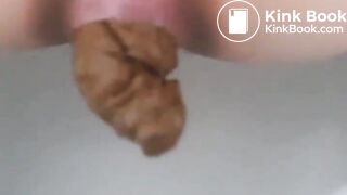 Poop on toilet - video 3