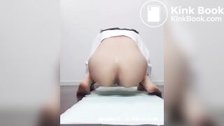 Cute Japanese Girl Pooping