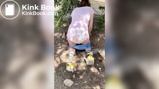 cute girl messing diaper - video 2