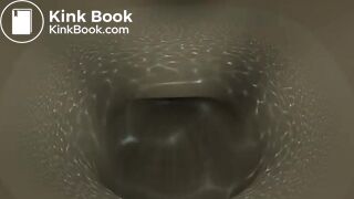 Charizard farts and shits in toilet