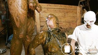 Betty gets peed on while being covered in cow shit