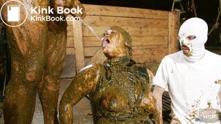 Betty gets peed on while being covered in cow shit