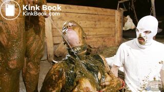 Betty gets peed on while being covered in cow shit