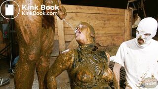 Betty gets peed on while being covered in cow shit