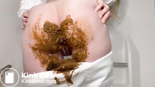 marvellous white pants poop