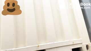 Desperate diarrhea outside