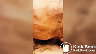 Shitting on cock in shower and then assfucked