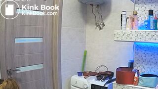 Woman pooping in Toilet 51