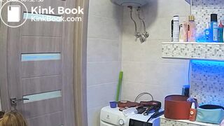 Woman pooping in Toilet 51