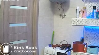 Woman pooping in Toilet 51