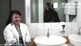Hot girl toilet pooping and farting scene