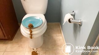 Phat ebony booty with messy soft serve