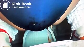 Diarrhea in blue panties