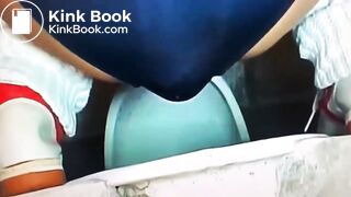 Diarrhea in blue panties