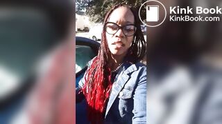 White leggings poop - video 3