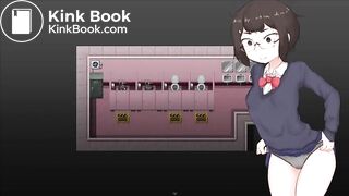 Japanese girl poo and pee in the school toilet