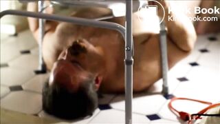 White man eats black woman's shit.