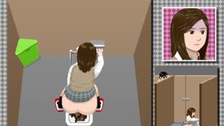 Japanese girl diarrhea and pee voyeur