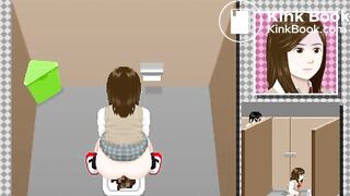 Japanese girl diarrhea and pee voyeur