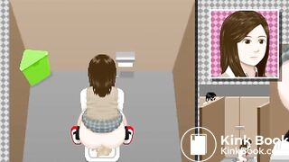 Japanese girl diarrhea and pee voyeur