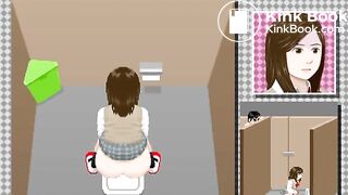 Japanese girl diarrhea and pee voyeur