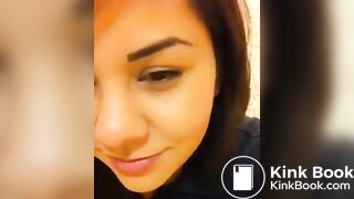 Adorable girl Youtube pooping vlog