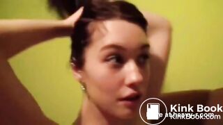 Shit Scat Play with Man and Beautiful Russian Teen